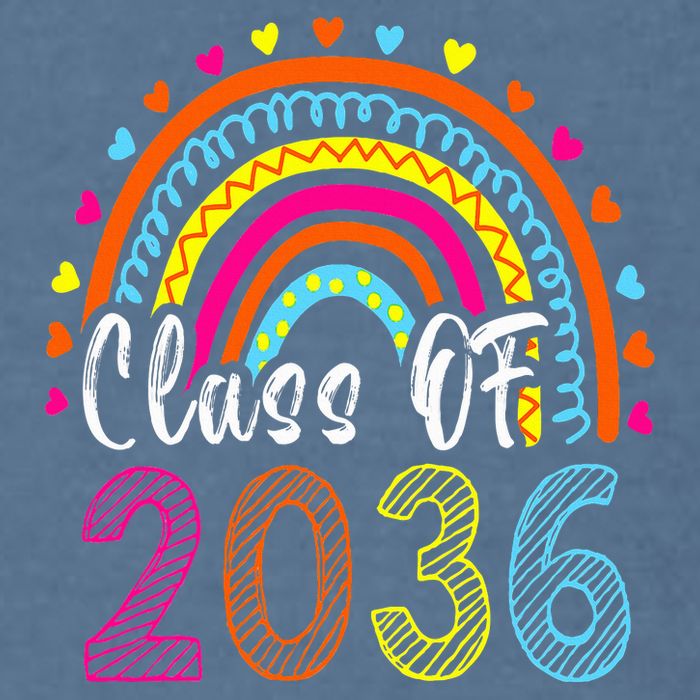 Class Of 2036 Grow With Me First Day Of School Graduation Garment-Dyed Sweatshirt