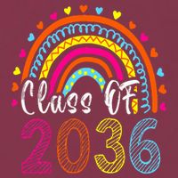 Class Of 2036 Grow With Me First Day Of School Graduation 16oz Travel Tumbler