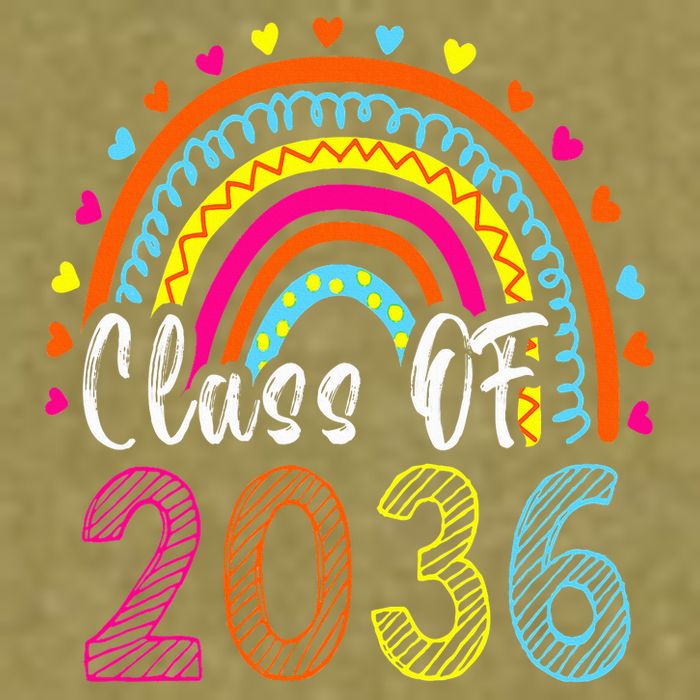 Class Of 2036 Grow With Me First Day Of School Graduation Garment-Dyed Women's Muscle Tee