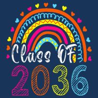 Class Of 2036 Grow With Me First Day Of School Graduation Infant Baby Jersey Bodysuit