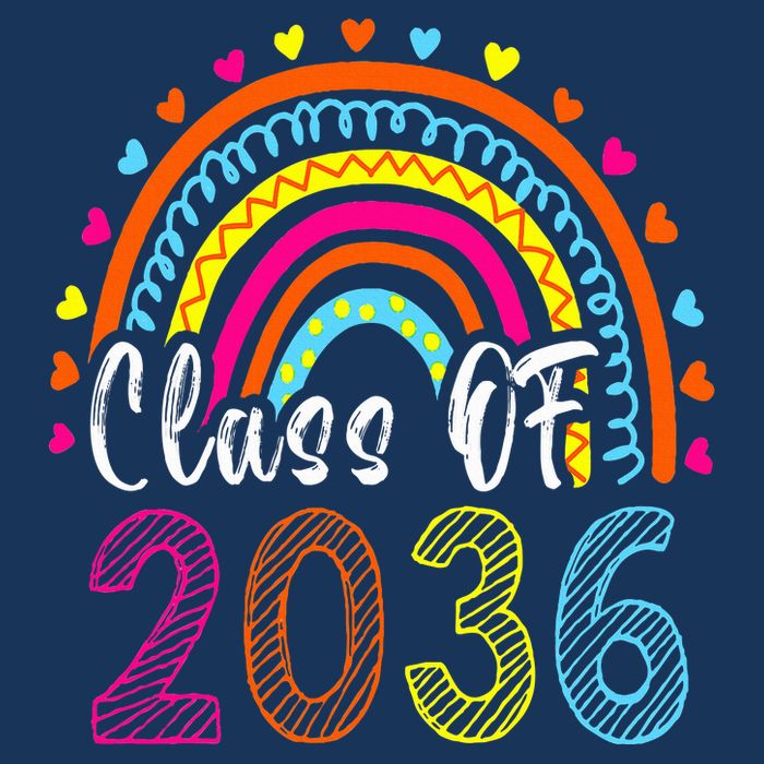 Class Of 2036 Grow With Me First Day Of School Graduation Infant Baby Jersey Bodysuit