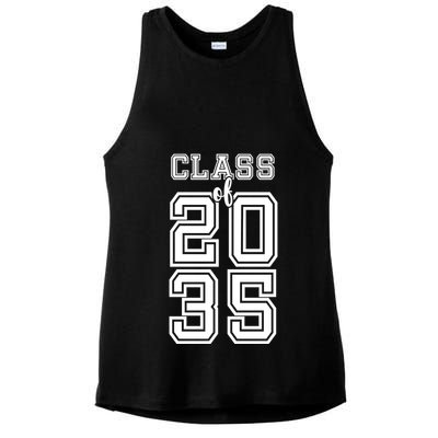 Class Of 2035 Graduate Ladies PosiCharge Tri-Blend Wicking Tank