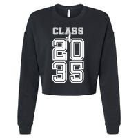 Class Of 2035 Graduate Cropped Pullover Crew