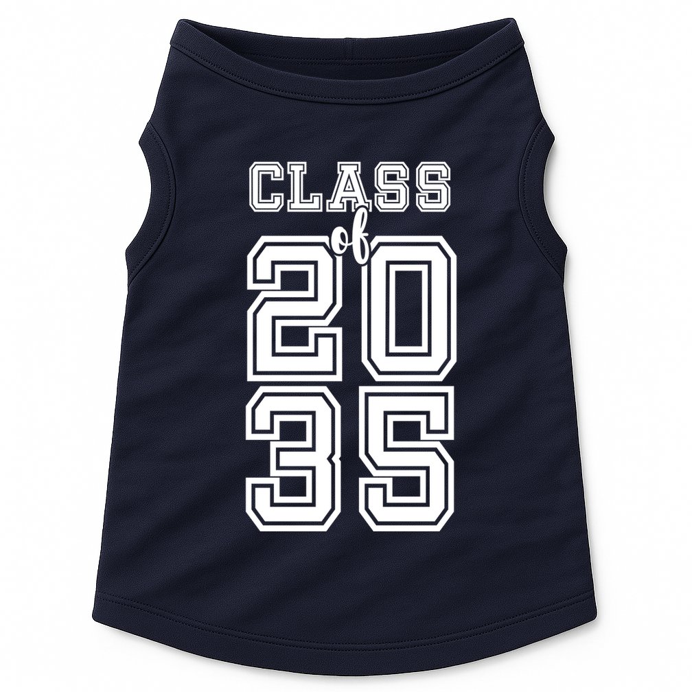 Class Of 2035 Graduate Doggie Tank