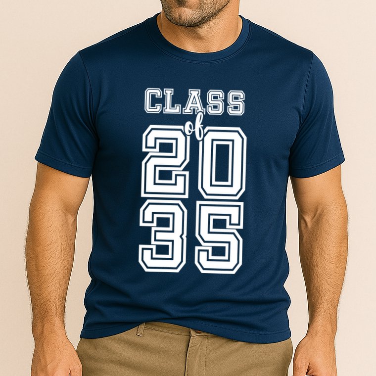 Class Of 2035 Graduate Performance Shirt