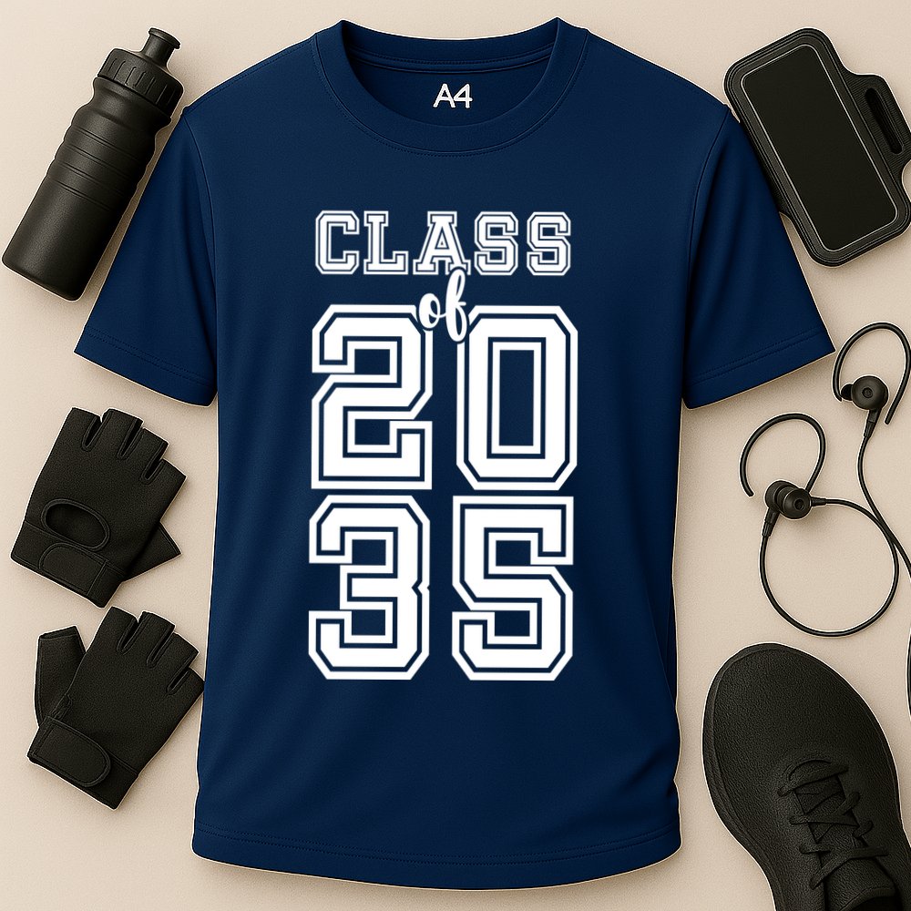 Class Of 2035 Graduate Performance Shirt
