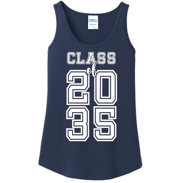 Class Of 2035 Graduate Ladies Essential Tank