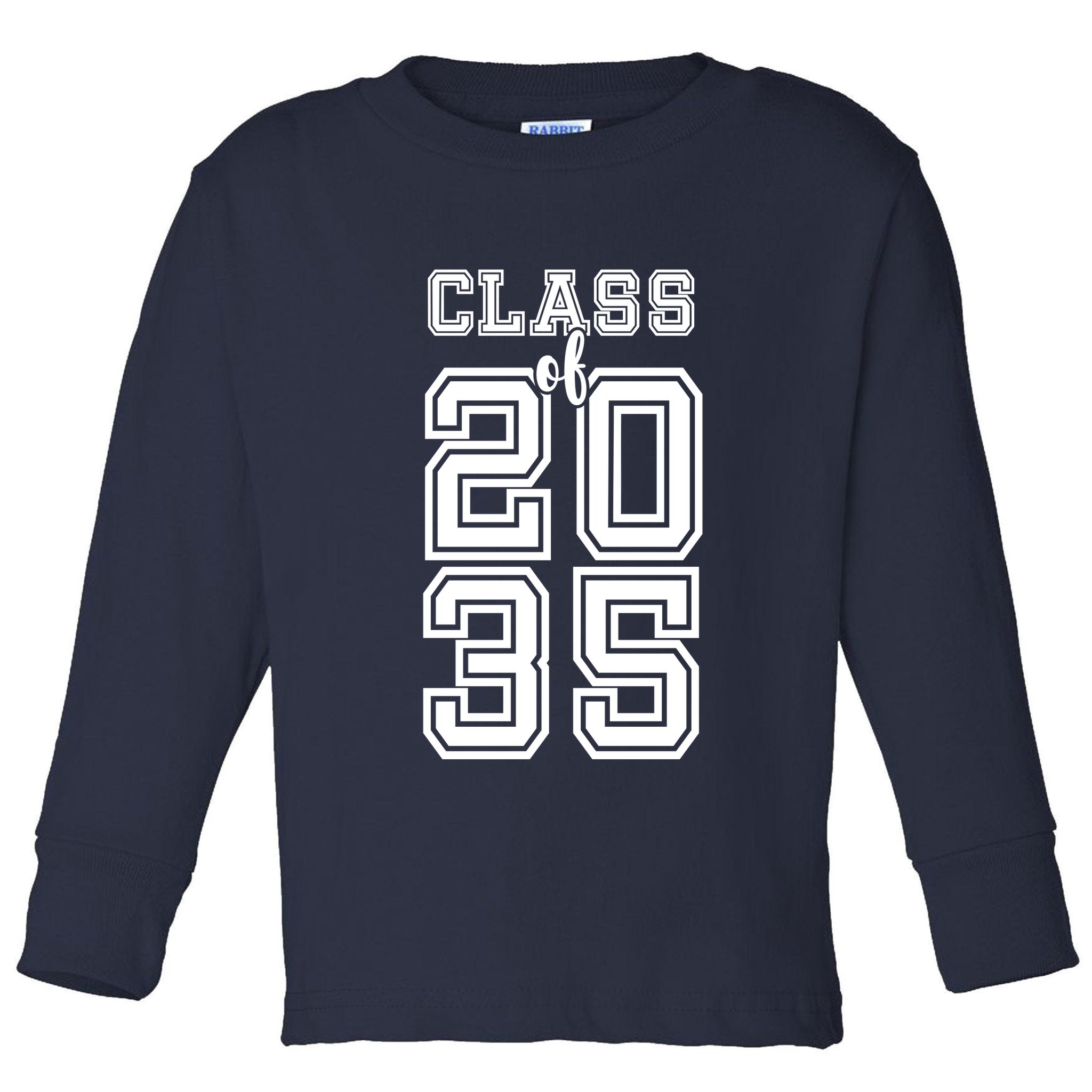 Class Of 2035 Graduate Toddler Long Sleeve Shirt
