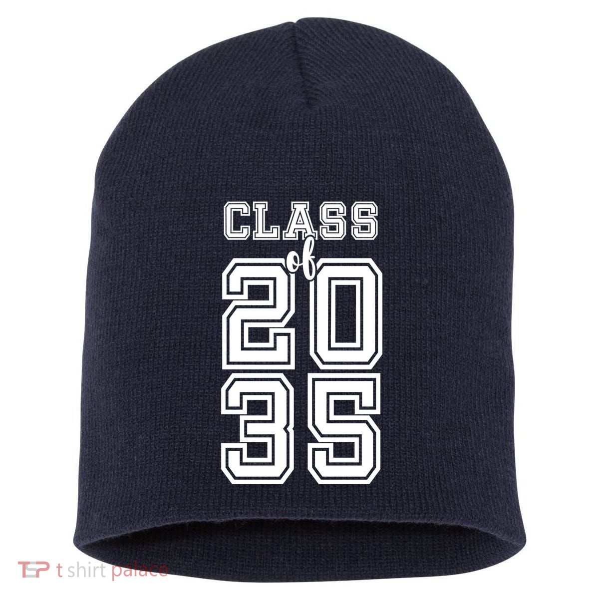 Class Of 2035 Graduate Short Acrylic Beanie