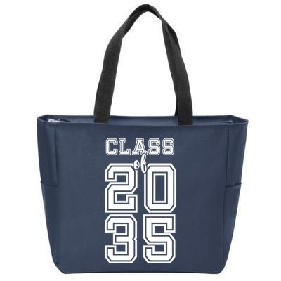 Class Of 2035 Graduate Zip Tote Bag