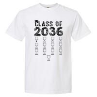 Class Of 2036 Grow With Me With Space For Checkmarks Garment-Dyed Heavyweight T-Shirt