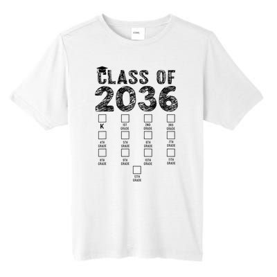 Class Of 2036 Grow With Me With Space For Checkmarks Tall Fusion ChromaSoft Performance T-Shirt