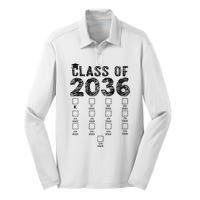 Class Of 2036 Grow With Me With Space For Checkmarks Silk Touch Performance Long Sleeve Polo