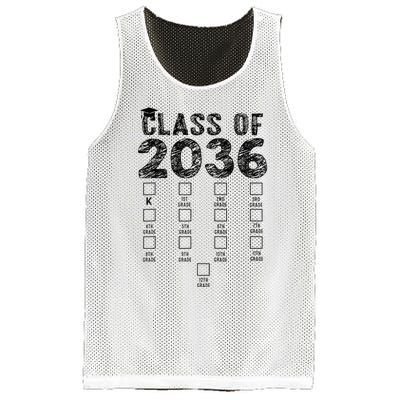 Class Of 2036 Grow With Me With Space For Checkmarks Mesh Reversible Basketball Jersey Tank