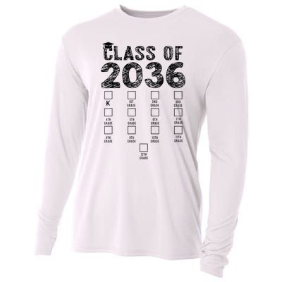 Class Of 2036 Grow With Me With Space For Checkmarks Cooling Performance Long Sleeve Crew