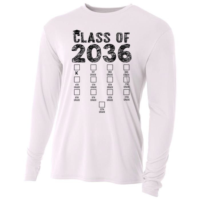 Class Of 2036 Grow With Me With Space For Checkmarks Cooling Performance Long Sleeve Crew