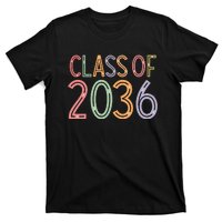 Class Of 2036 Grow With Me Graduation First Day Of School T-Shirt