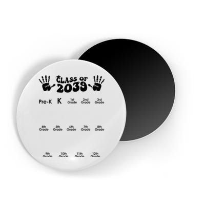 Class Of 2039 Grow With Me Handprint PreK 12th Grade K12 Magnet