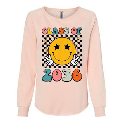 Class Of 2036 Grow With Me First Day Kindergarten Girls Womens California Wash Sweatshirt