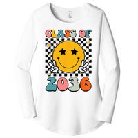 Class Of 2036 Grow With Me First Day Kindergarten Girls Women's Perfect Tri Tunic Long Sleeve Shirt