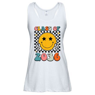 Class Of 2036 Grow With Me First Day Kindergarten Girls Ladies Essential Flowy Tank