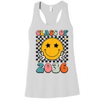 Class Of 2036 Grow With Me First Day Kindergarten Girls Women's Racerback Tank