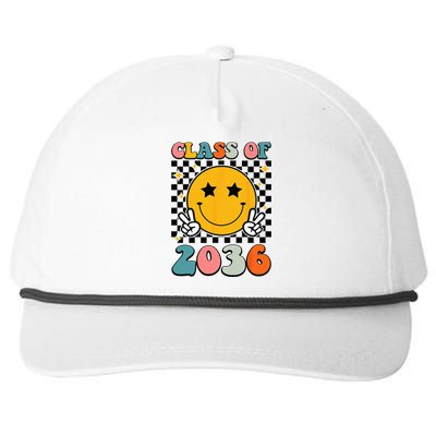 Class Of 2036 Grow With Me First Day Kindergarten Girls Snapback Five-Panel Rope Hat