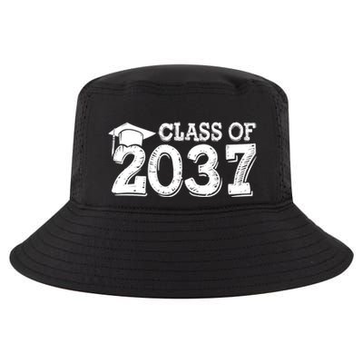 Class Of 2037 Grow With Me Handprints Space On Back Cool Comfort Performance Bucket Hat