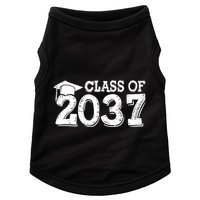 Class Of 2037 Grow With Me Handprints Space On Back Doggie Tank