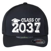 Class Of 2037 Grow With Me Handprints Space On Back Flexfit Unipanel Trucker Cap