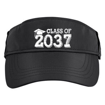 Class Of 2037 Grow With Me Handprints Space On Back Adult Drive Performance Visor