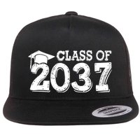 Class Of 2037 Grow With Me Handprints Space On Back Flatbill Hat
