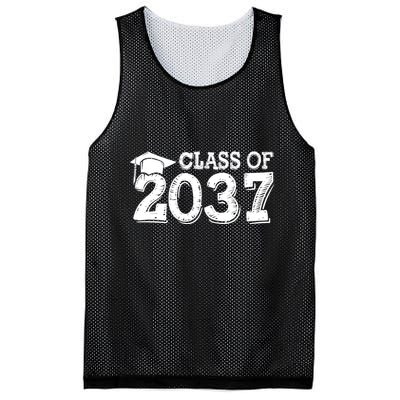 Class Of 2037 Grow With Me Handprints Space On Back Mesh Reversible Basketball Jersey Tank
