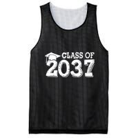 Class Of 2037 Grow With Me Handprints Space On Back Mesh Reversible Basketball Jersey Tank