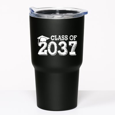 Class Of 2037 Grow With Me Handprints Space On Back Tumbler