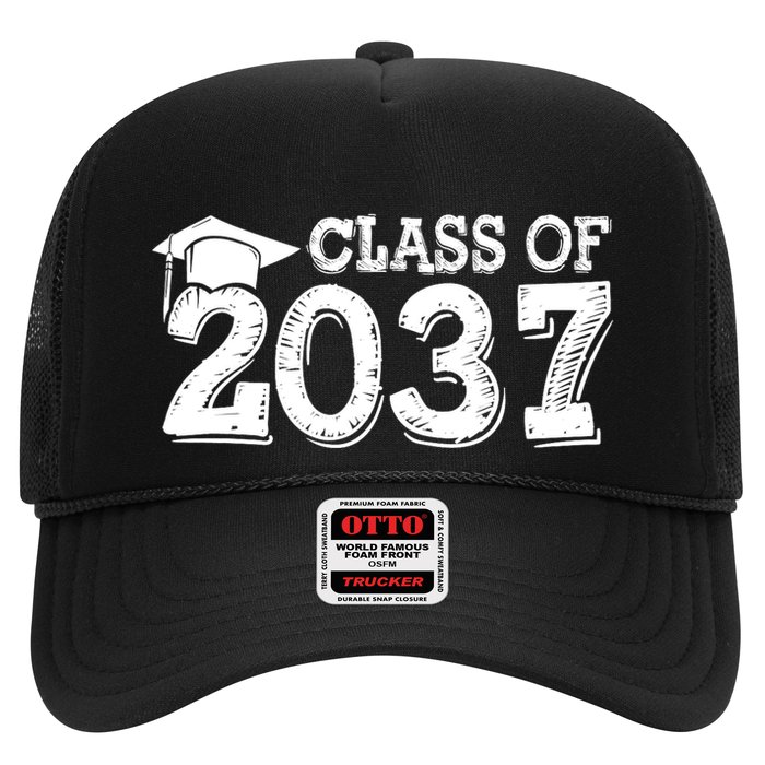 Class Of 2037 Grow With Me Handprints Space On Back Hat