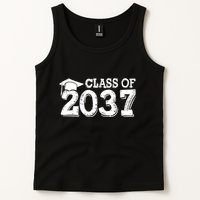Class Of 2037 Grow With Me Handprints Space On Back Tank Top