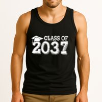 Class Of 2037 Grow With Me Handprints Space On Back Tank Top