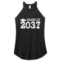 Class Of 2037 Grow With Me Handprints Space On Back Women's Perfect Tri Rocker Tank