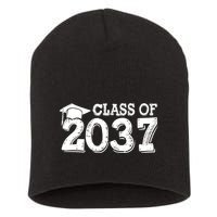 Class Of 2037 Grow With Me Handprints Space On Back Short Acrylic Beanie