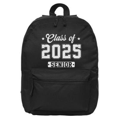 Class Of 2025 Senior 2025 Graduation 2025 Back To School 16 in Basic Backpack