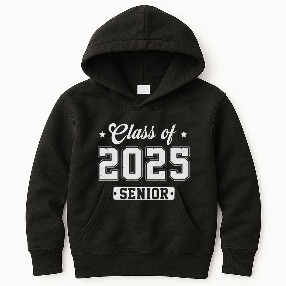 Class Of 2025 Senior 2025 Graduation 2025 Back To School Kids Hoodie