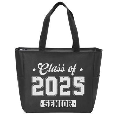 Class Of 2025 Senior 2025 Graduation 2025 Back To School Zip Tote Bag
