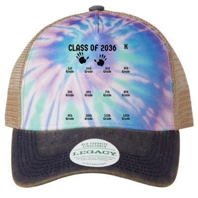 Class Of 2036 Grow With Me Legacy Tie Dye Trucker Hat