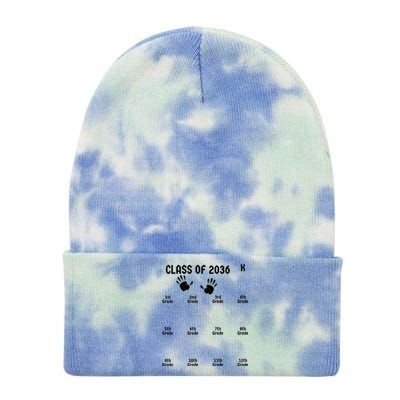 Class Of 2036 Grow With Me Tie Dye 12in Knit Beanie