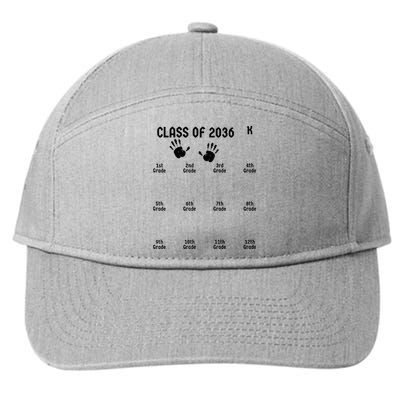 Class Of 2036 Grow With Me 7-Panel Snapback Hat