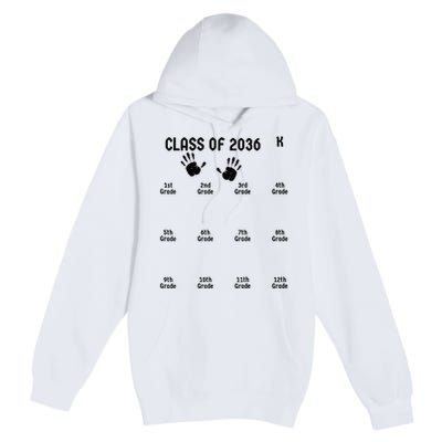 Class Of 2036 Grow With Me Premium Pullover Hoodie