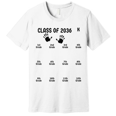 Class Of 2036 Grow With Me Premium T-Shirt