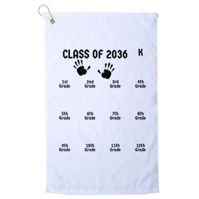 Class Of 2036 Grow With Me Platinum Collection Golf Towel