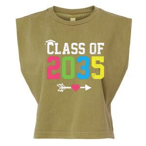 Class Of 2035 Grow With Me Graduation First Day Of School Garment-Dyed Women's Muscle Tee